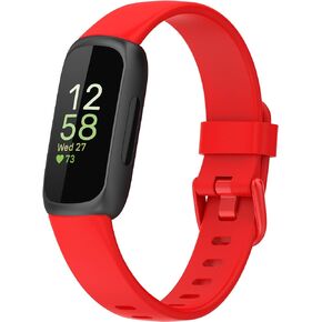 Silicone Sport Band Compatible with Fitbit inspire 3,Woman Man Adjustable Buckle Quick Release Strap Replacement Wristband for inspire3 Fitness Tracker