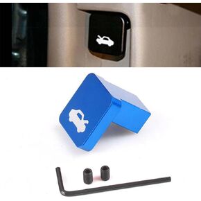 ZKFAR 1 PC Hood Lock Control Switch, 1.16" x 1.16" x 1.06" Pin Hood Release Metal Handle Pull, Vehicle Service Tool, for Civic CR-V 1997-2006, Element 2003-2011, Ridgeline 2006-2014 (Black)