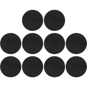 PATIKIL 3" Dia.Incense Burner Pad, 10 Pack Coil Incense Holder Aluminum Black Ash Catcher Fireproof Incense Cone Mat for Yoga Spa Room Home Office