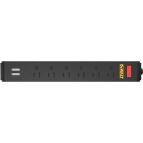 DEWALT Magnetic Power Strip with 6 Power Outlets, DEWALT Workshop Storage System Compatible (DWST82693)