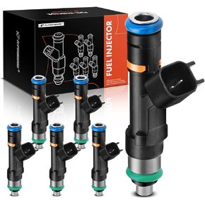 A-Premium Fuel Injectors Compatible with Jeep Wrangler 2007-2011 & Chrysler Voyager, Town & Country & Dodge Grand Caravan 2008-2010 & Volkswagen Routan 2009-2010, 3.3L 3.8L, 6PCS, Replace# 0280158119