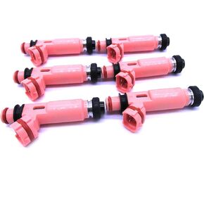 23250-20030 23250-0A020 Fuel Injector Nozzle for Lexus 2004-2006 ES330 for Toyota Sienna 3.3L 2005-07 for Toyota Highlander/Solara 3.3L, 6 pcs
