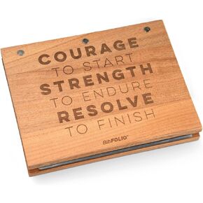 Gone For a Run Premier BibFOLIO® Race Bib Albums | Wood Race Bib Holders for Runners