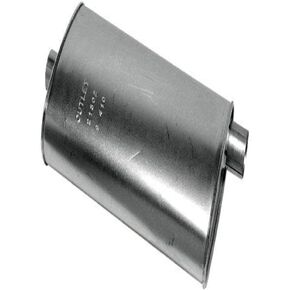Walker Exhaust Quiet-Flow Stainless Steel 21302 Direct Fit Exhaust Muffler 2.5" Inlet (Inside) 2.25" Outlet (Inside)