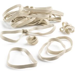 Rubber Bands - #64 Size - White Rubberbands - 1LB/250 Count
