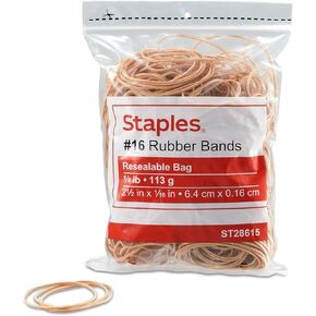 Staples 112417 Economy Rubber Bands Size #16 1/4 lb. in Saudi Arabia