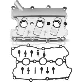 A-Premium Right Engine Valve Cover, with Gasket & Bolts, Compatible with Audi A4 Quattro, A5 Quattro, A6 Quattro, A7 Quattro, A8 Quattro, Q5, Q7, S4, S5, SQ5, Touareg, 2.8L 3.0L 3.2L