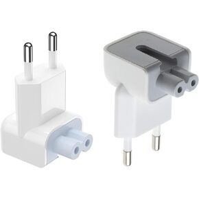 UK Plug for MacBooks Charger, Mac Book DuckHead AC Wall Adapter Replacement Plug with Fuse for All MacBooks Power Adaptor, 12W 30W iPhone Travel Charger etc (1 Pcs)