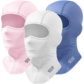 3 Pieces Balaclava Face Mask Breathable Sun Protection Motorcycle Outdoor Sport Full Face Cover for Men and Women