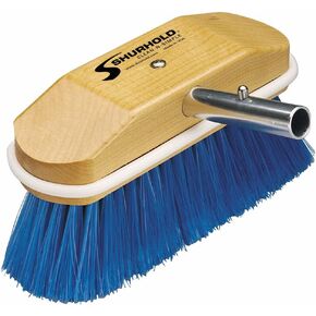 Shurhold 310 8" Window and Hull Brush with Extra Soft Blue Nylon Bristles