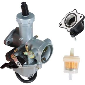 Motorcycle Carburetor with Intake Boot Replacement for Honda XR200 XR200R XR100 XR100R XL100 XL100S CRF100F