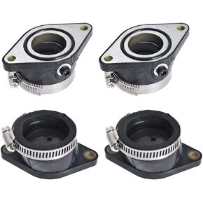Right Left Intake Boot Replacement for Suzuki Gs850 G Gl 1980-1983 13110-45100(4 Pcs)