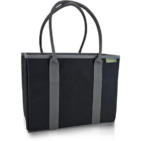 meori Office Tote Bag Carry Laptop Essentials Sturdy Bottom Stays Upright 3 Handy Pockets
