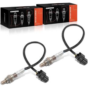 A-Premium 2-PC O2 Oxygen Sensor Compatible with Honda & Acura Models - Accord, Crosstour, Odyssey, Pilot, Ridgeline, MDX, RDX, RL, RLX, TL, TLX, TSX, ZDX - Upstream Front and Rear