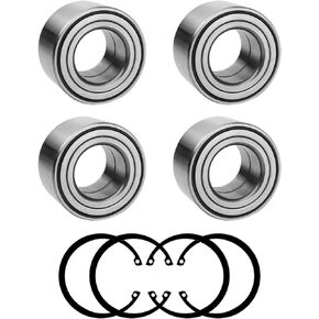 Front & Rear Heavy Duty Wheel Bearing 4pcs for Arctic Cat 250 300 350 366 400 450 500 550 650 700 100 Thundercat Prowler 500 550 650 700 100 Wildcat 1000 4 4X X Sport Trail 1402-027 1402-809