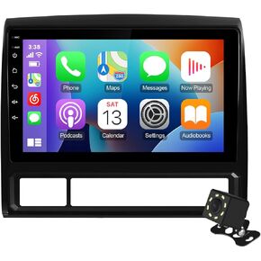 9-Inch IPS Touchscreen Android 10 Car Stereo for Toyota Tacoma 2006-2012 with Wireless CarPlay & Android Auto 2+32GB Car Radio, Support GPS, WiFi, Bluetooth, FM Radio, Backup Camera, SWC, Dual USB