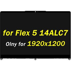 5D10S39785 Replacement for Lenovo IdeaPad Flex 5-14ALC7 5-14IAU7 Gen 7 82R9 82R7 82TA Series 30 Pins (1920x1200) 14" LCD Display Touch Screen Digitizer Assembly (Only for 30 Pins Screen) in Kuwait