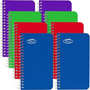 Small Spiral Notebooks - 8-Pack College-Ruled Mini Notepads 3x5 for School, Home, Office - Pocket-Sized for On-the-Go Writing - 60 Sheets per Pad, Assorted Colors