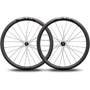 ICAN Alpha Disc Pro 1564g/1597g/1651g Carbon Road Bike Wheelset Disc 700C Center Lock Clincher Tubeless 12 * 100/12 * 142mm