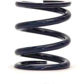 184B0400 Blue 2.50" I.D. 4" Free Length Steel Coil-Over Spring with 400 lbs. Spring Rate