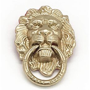 Lion Pattern Cell Phone Ring Stand Holder Colorful Cute Pattern Painted Universal Metal Buckle Finger Ring Kickstand Compatible Various Smartphones Tablet Or Phone Cases (Bronze)