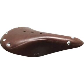 UNISTRENGH Vintage Bicycle Saddle Classic Leather Bike Seat Comfortable City Touring Road Bike MTB Saddles