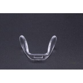 Saddle Bridge Nose Pads,BEHLINE One Piece Bridge Strap Anti-Slip Replacement Nosepads,U Shaped Screw-in Eyeglasses Nose Piece for Eyeglasses Eyeglass Glasses Eyewear Optical for Kids/Adult (Style 2)