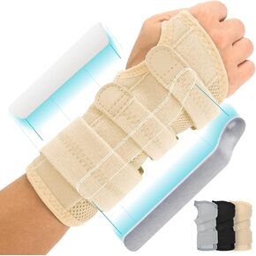 دعامة معصم Vive Carpal Tunnel (يسار أو يمين) - جبيرة دعم اليد المضغوطة للذراع - للرجال والنساء والأطفال والبولينج والتهاب الأوتار والتهاب المفاصل والألم الرياضي والرياضة والجولف - مقاس عالمي قابل للتعديل in Kuwait