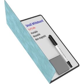 Portable Small White Board Dry Erase Board, Reusable 9.5 * 6.6in Notebook Memo, Office Home Supplies Desk Accessories MH760 (Grey) in Kuwait