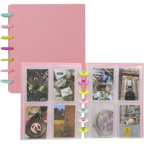 A3 Photocard Binder Kpop Photocard Binder 120 Pocket Photocard Album with Mushroom Buckle for Card Collection, Idol Postcard, Photocard, DIY Collector, 30 Inner Pages, 3 Inch, Green