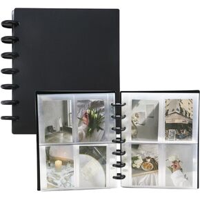 A3 Photocard Binder Kpop Photocard Binder 120 ألبوم صور جيب مع مشبك فطر لمجموعة البطاقات، بطاقة بريدية أيدول، بطاقة صور، جامع DIY، 30 صفحة داخلية، 3 بوصة، أخضر