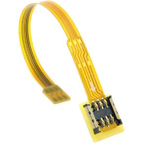 Chenyang GSM CDMA Standard UIM SIM Card Kit Male to Female Extension Soft Flat FPC Cable Extender 10cm