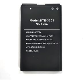 BTE-3003 Battery 3100mAh High Capacity Replacement Li-ion Battery for Veri zon Or bic Speed Mobile Hotspot RC400L BTE-3003