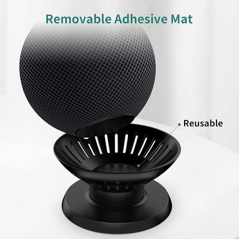 حامل طاولة HomeMount for Homepod Mini - حامل مكتب صغير Home Pod الجديد بالكامل، ملحقات حامل حامل Homepod Mini (أبيض) in Kuwait
