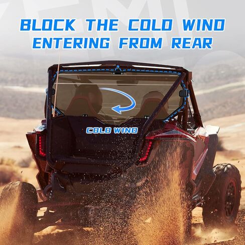 الزجاج الأمامي الخلفي من KEMIMOTO متوافق مع 2019+ Talon 1000X 1000R، زجاج أمامي سميك داكن اللون من البولي كربونات ذو نفاذية عالية للضوء، يحجب الغبار الطائر والحطام، استبدل 0SB73-HL6-A00 in Kuwait