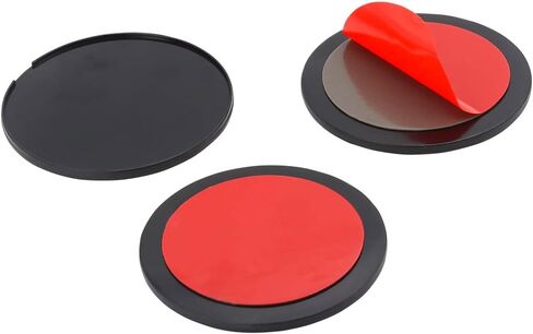 woleyi 90mm Adhesive Mounting Disk, 3 Pack Car GPS Dashboard Dash Sticky Pad for Large Suction Cup Mount in Saudi Arabia