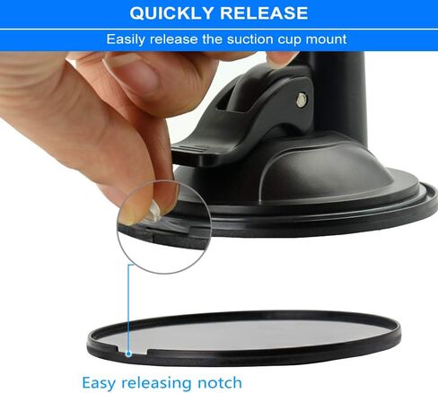woleyi 90mm Adhesive Mounting Disk, 3 Pack Car GPS Dashboard Dash Sticky Pad for Large Suction Cup Mount in Saudi Arabia