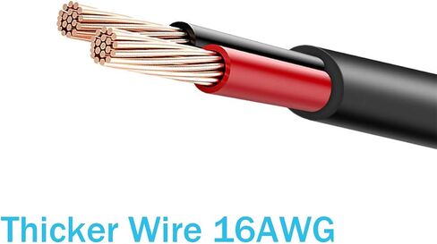 2 قطعة 3FT 16AWG 5V-24V DC كابل أسلاك التوصيل المصنوعة، 5.5 مم × 2.1 مم موصل أسطواني أنثى إلى سلك عاري كابل إصلاح مفتوح الطرف لكاميرا CCTV الأمنية، DVR، ضوء شريط LED in Saudi Arabia