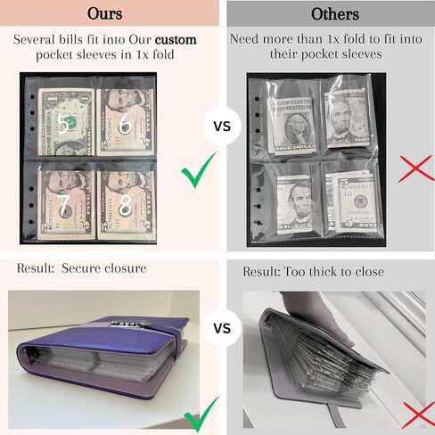100 Envelopes Money Saving Challenge Binder with Code Lock, and Laminated Tracker, A5 Budget Binder with Cash Envelopes, Easy and Fun Way to Save $5050 (Black) in Saudi Arabia