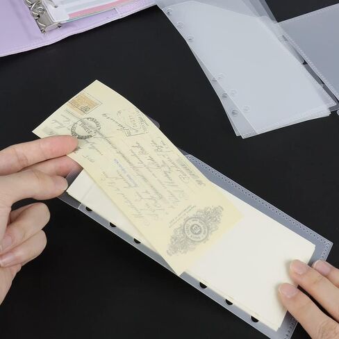 A6 أظرف نقدية ضيقة الحجم فواصل مع جيوب، 6 علامات تبويب لوضع الميزانية، مجلدات الميزانية، فواصل الفهرس، أظرف أموال الفاتورة لمنظمي أموال مخطط الفاتورة in Saudi Arabia