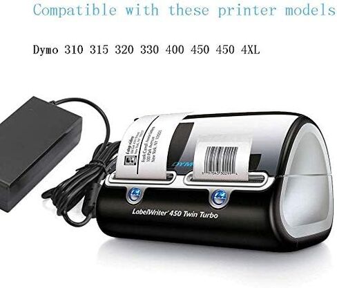 محول إمداد الطاقة AC إلى DC لطابعة الملصقات الحرارية/Twin Turbo/Turbo 24v Dymo 4XL 450 400 330 320 315 310/Turbo/Turbo [مدرجة في قائمة UL] in Saudi Arabia