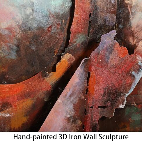 Empire Art Direct - PMO-130212-3232 Love Mixed Media Iron لوحة فنية جدارية ذات أبعاد مرسومة يدويًا، 32 بوصة × 32 بوصة × 2.6 بوصة، جاهزة للتعليق in Saudi Arabia
