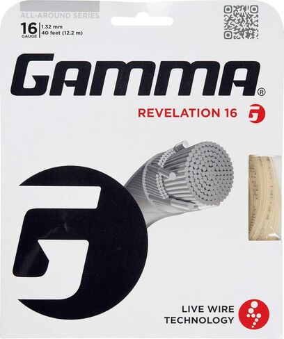 Gamma Revelation 16G Tennis String, Natural in Saudi Arabia