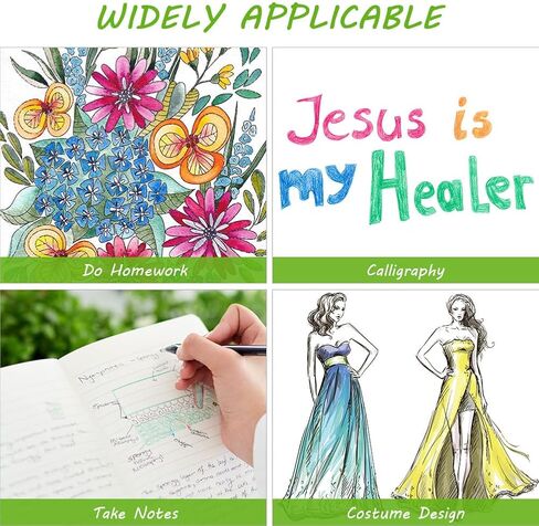 أقلام رصاص ملونة بدون حبر من AUAUY، 12 قطعة قلم رصاص إلى الأبد مع ممحاة، أقلام تلوين سحرية إنفينيتي قلم رصاص يدوم طويلاً بدون شحذ لكتابة الرسم مع 12 لونًا إضافيًا قابلة للاستبدال in Kuwait