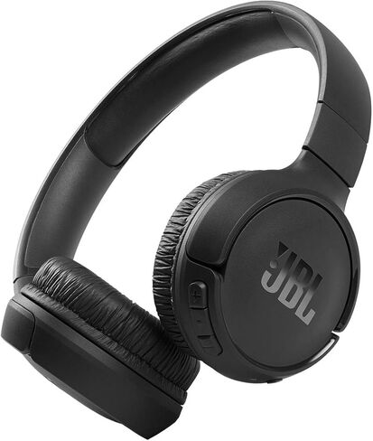 JBL Tune 510BT: Wireless On-Ear Headphones with Purebass Sound - Black (Renewed) in Saudi Arabia