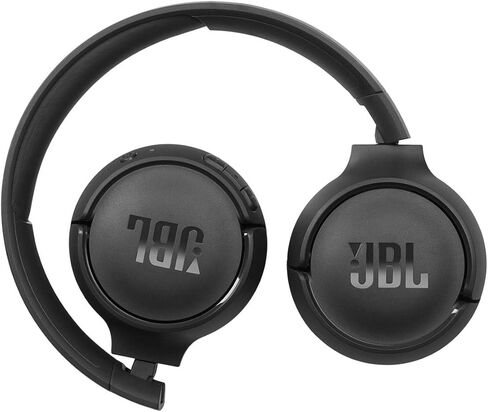 JBL Tune 510BT: Wireless On-Ear Headphones with Purebass Sound - Black (Renewed) in Saudi Arabia