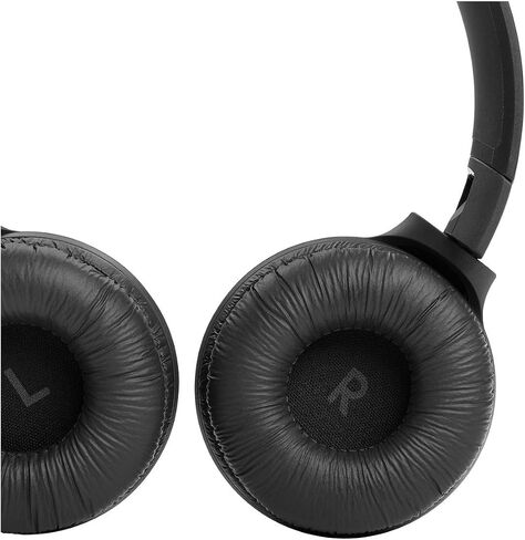 JBL Tune 510BT: Wireless On-Ear Headphones with Purebass Sound - Black (Renewed) in Saudi Arabia
