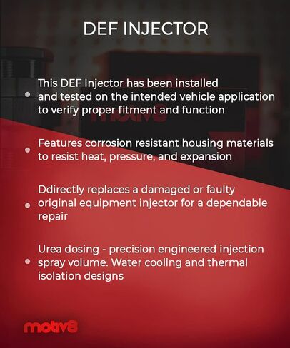 Injector Doser | Dosing Unit DEF Replacement Compatible with CUMMINS, ISX, ISC, ISL, QSC, QSL & Bosch | Replaces for 2888173 2888174 & 0444043034 in Kuwait