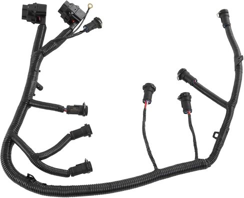 CARMOCAR FICM محرك حاقن الوقود كامل استبدال تسخير الأسلاك لفورد F250 F350 F450 F550 6.0L ديزل V8 2003-2007، رحلة 6.0L ديزل V8 2004 2005 يستبدل 5C3Z9D930A 5C3Z-9D930-A in Saudi Arabia