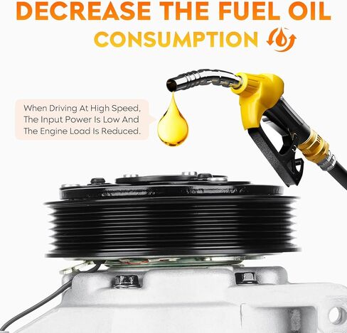 ضاغط التيار المتردد وقابض تكييف الهواء لنيسان ألتيما 2.5L 2002 2003 2004 2005 2006, 57461 58461 1521615 10346161 in Kuwait